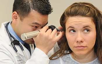 Doctor examining Patient